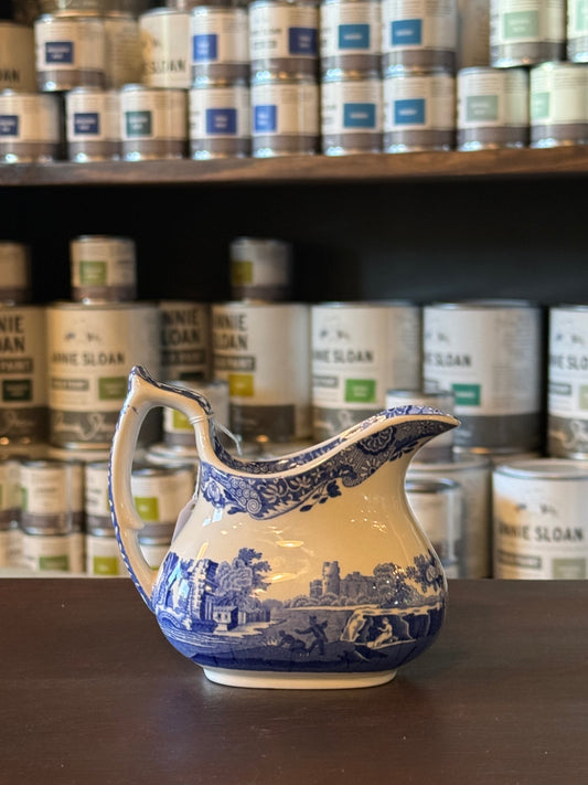 Spode Vintage Glass Small Blue and White