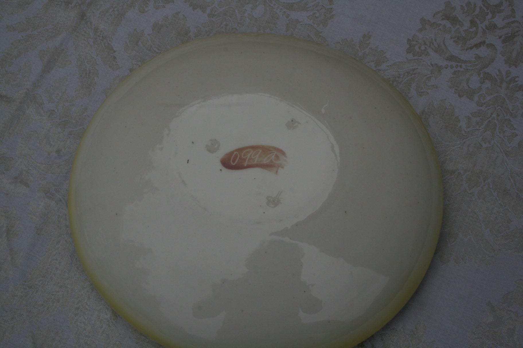 Signed Matthew Adams "Alaska Line" pottery. Hand-painted.