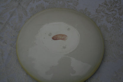Signed Matthew Adams "Alaska Line" pottery. Hand-painted.