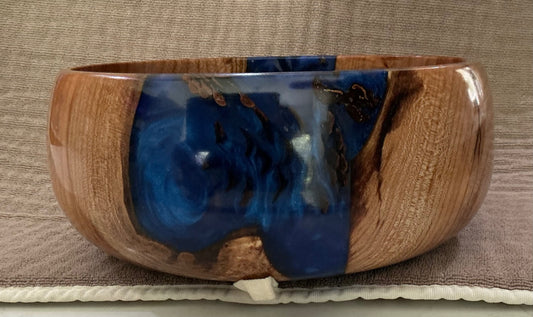 Hand Crafted Wood & Epoxy Bowl