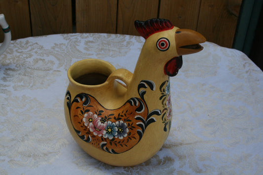 Hand-painted pitcher