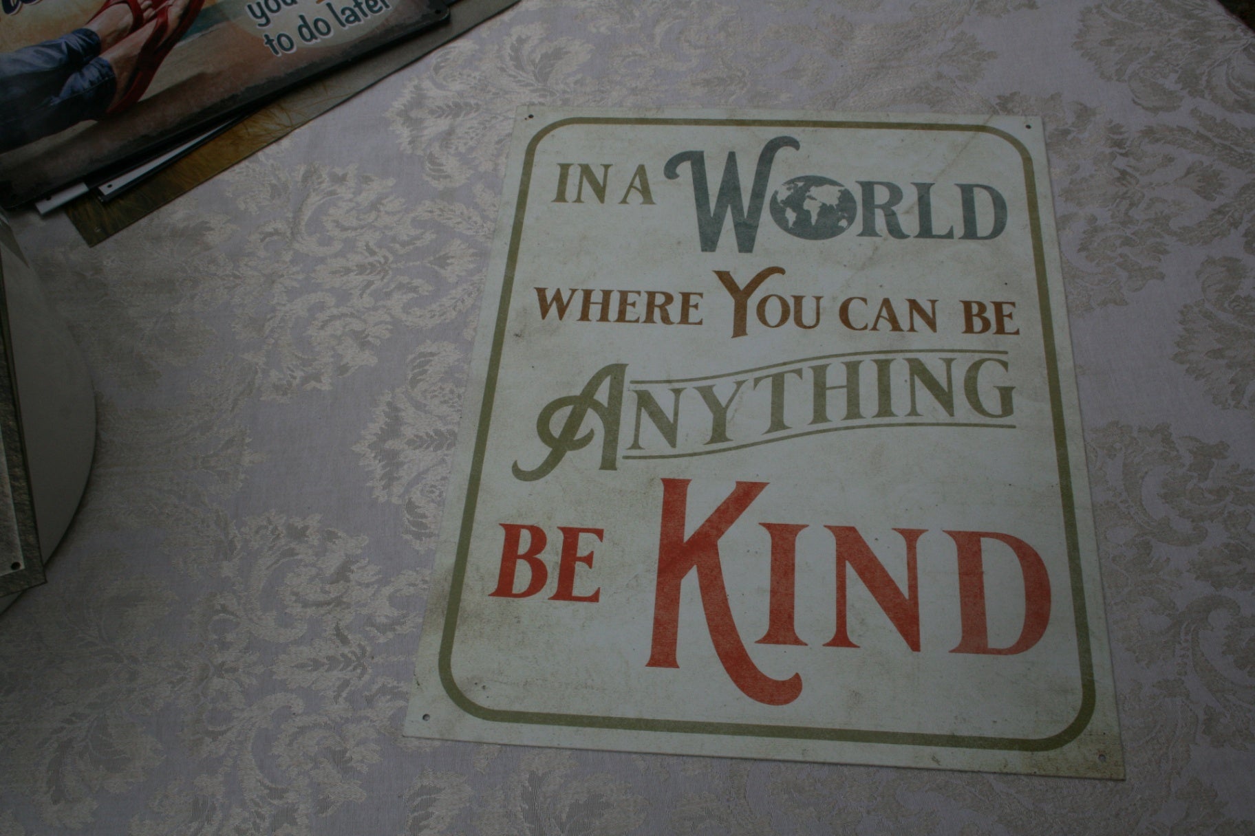 Be Kind sign