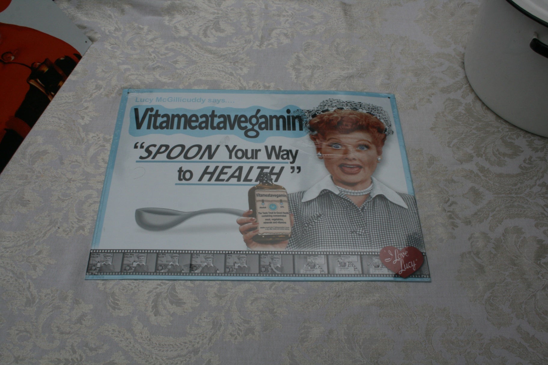 Lucy Metal Sign