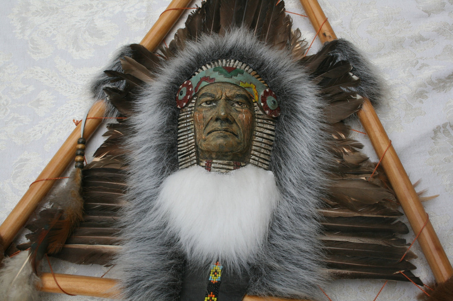 Native American warrior art