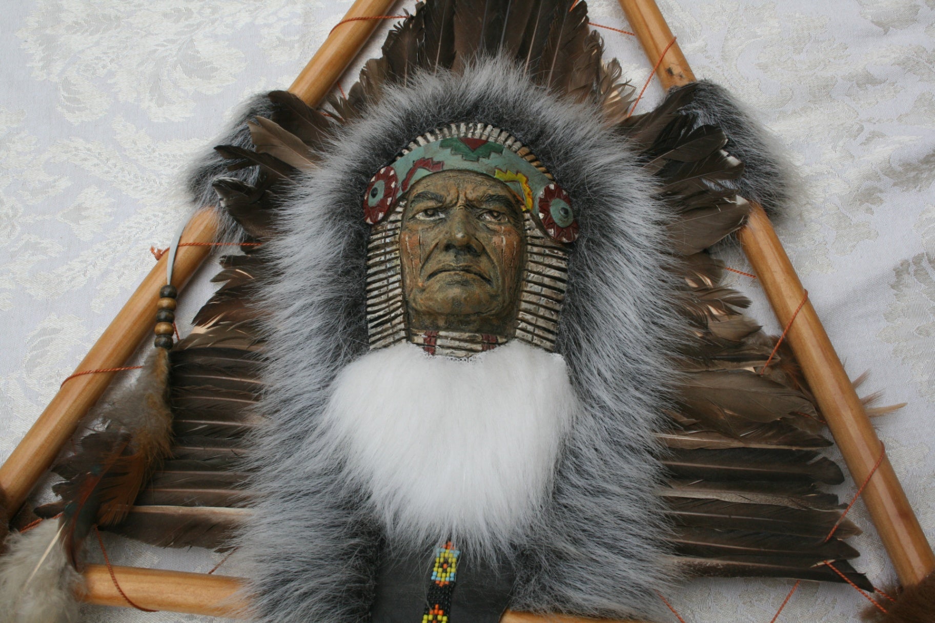 Native American warrior art