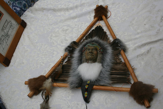 Native American warrior art