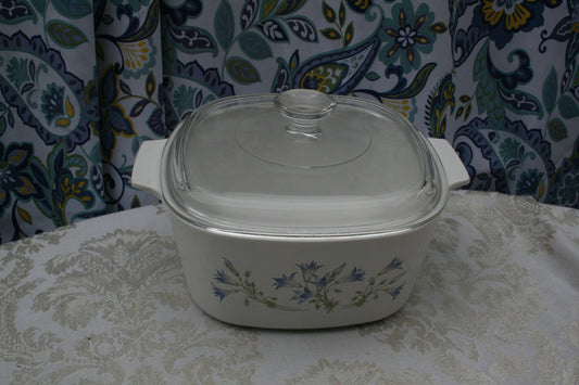 Corning 3 quart Blue Dusk casserole