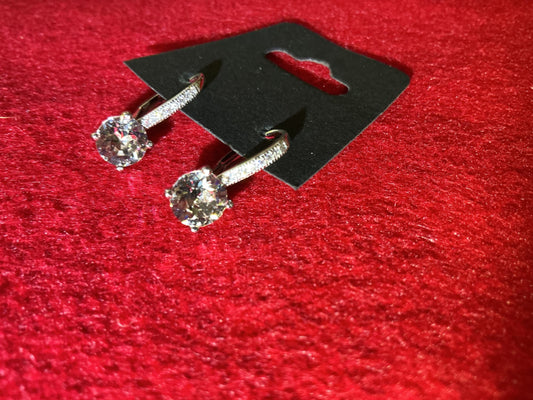 Pretty CZ drop earrings