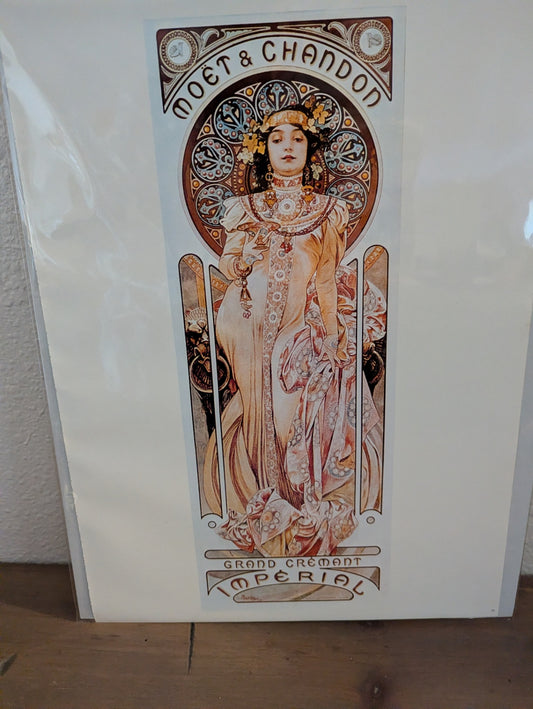 Reprint 1899 Advertising Poster by Mucha