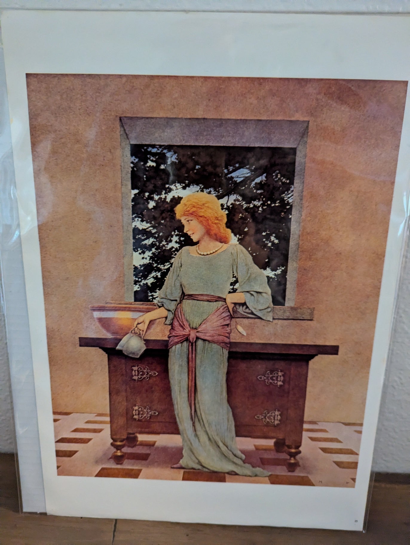 Reprint 1925 Illustration by M. Parrish 