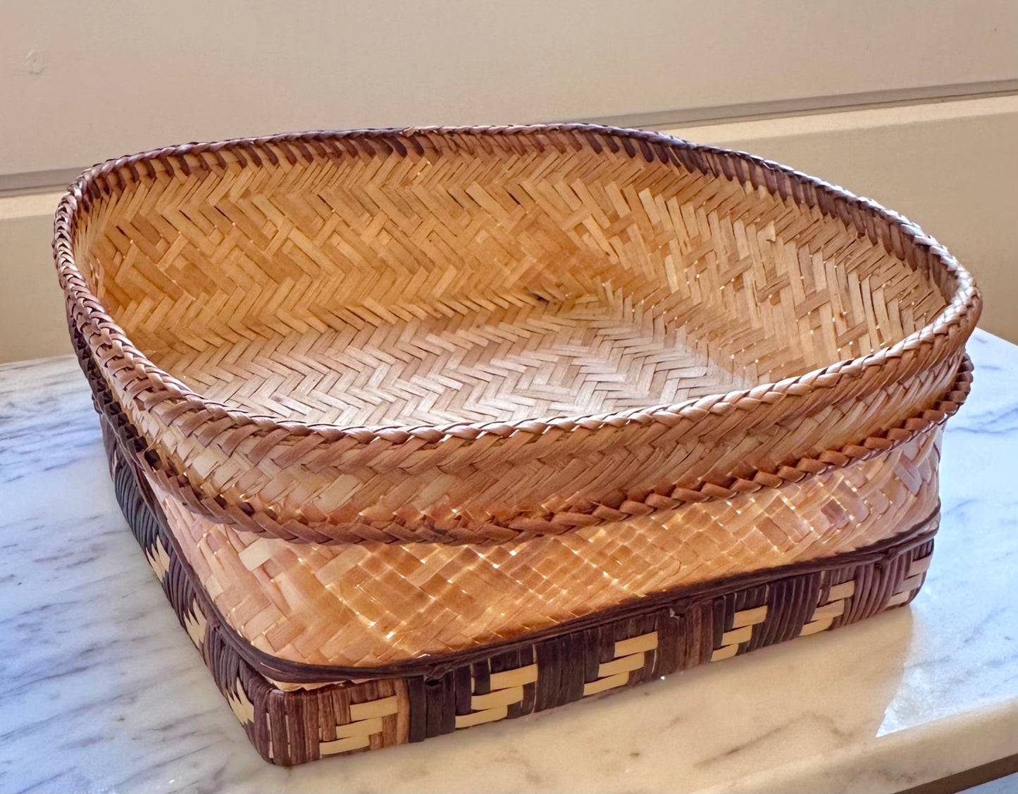 Vintage Square basket