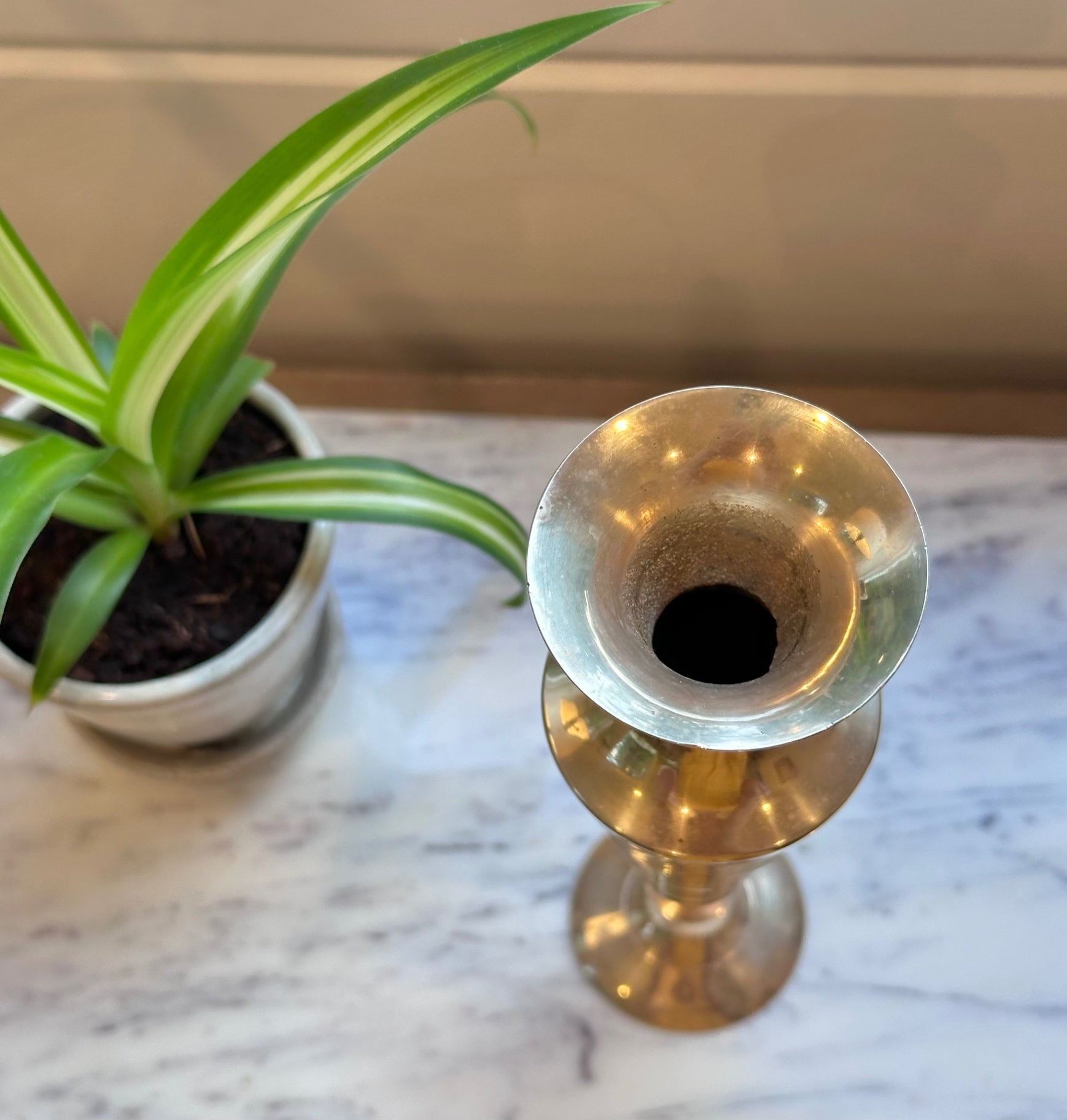Vintage Brass bud vase
