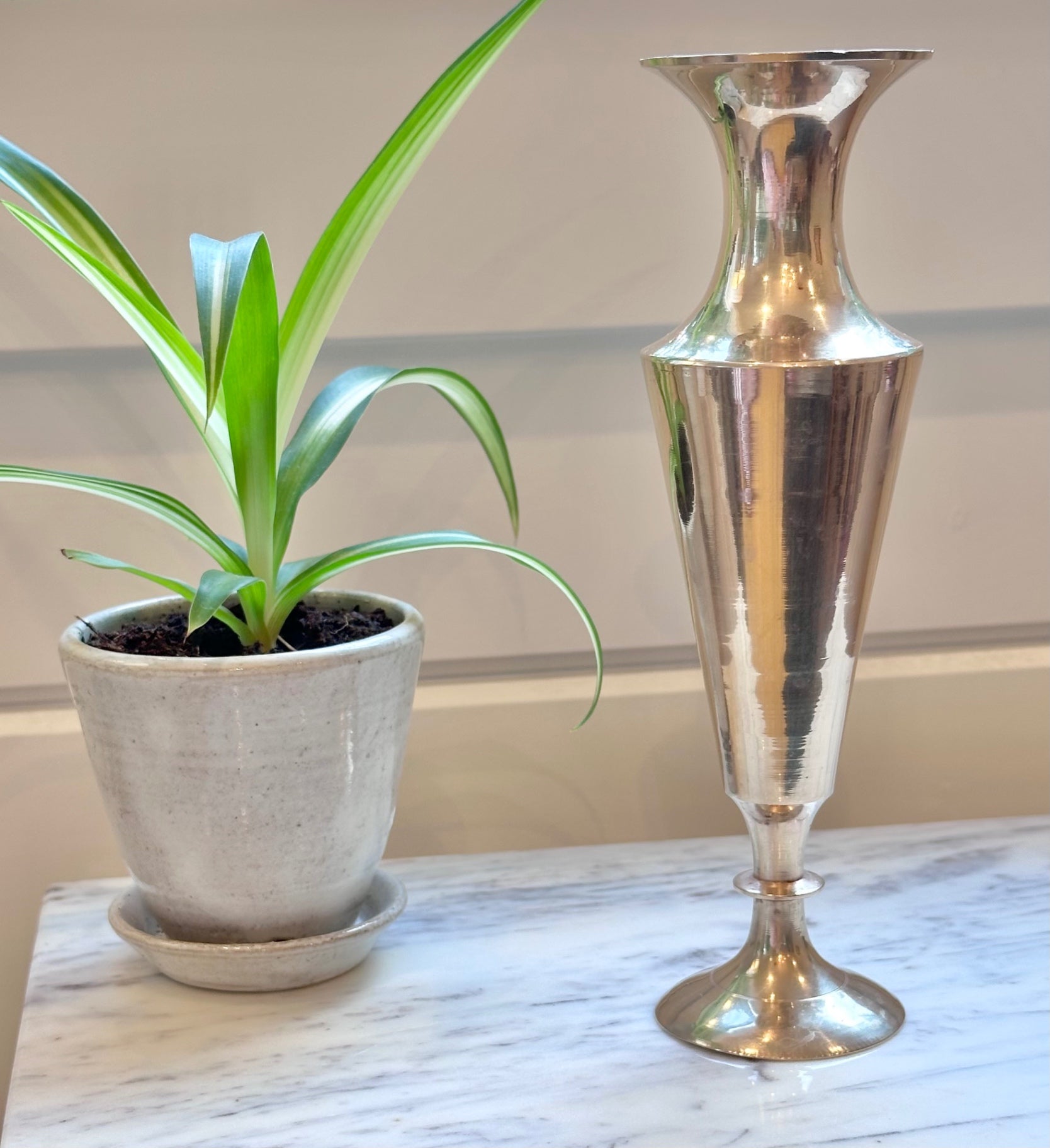 Vintage Brass bud vase