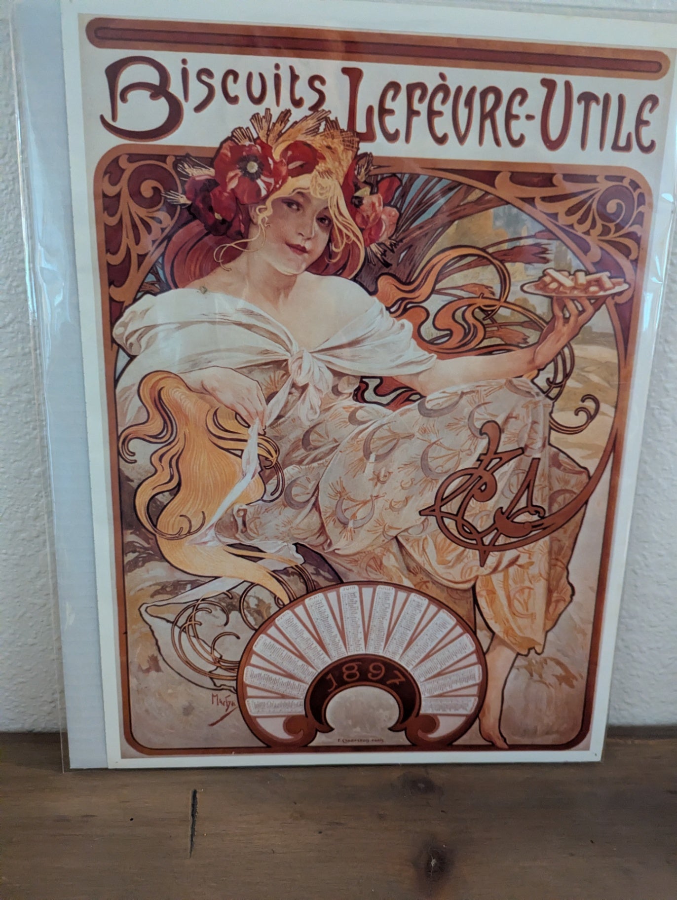 Reprint 1897 Advertising Poster by Mucha