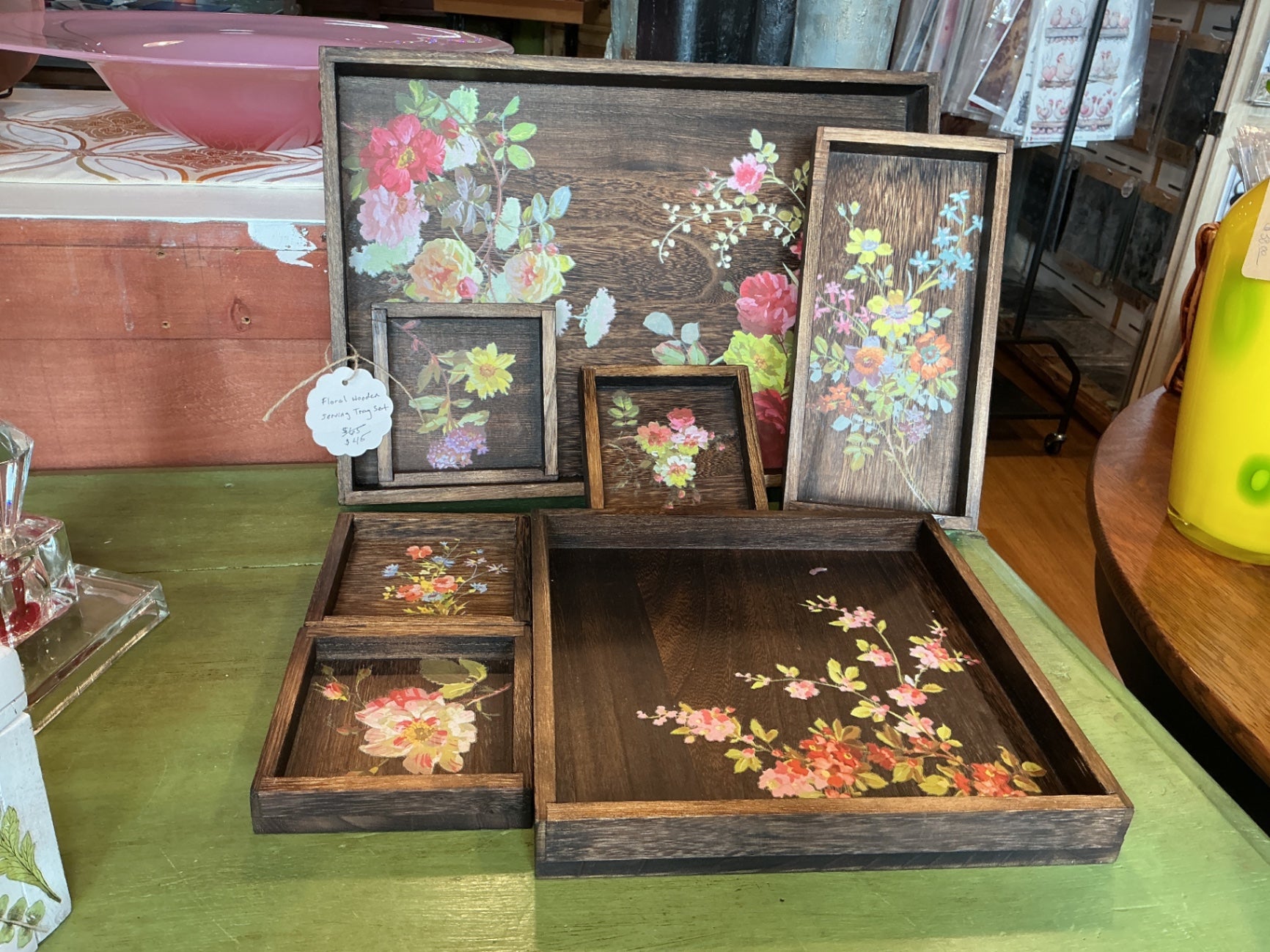 Wood Nesting Trays