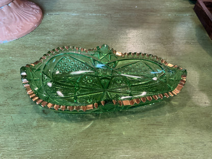 Vintage Glass Green