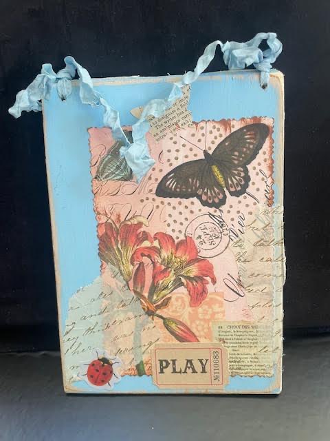 Artisan Wood Plaque Play 