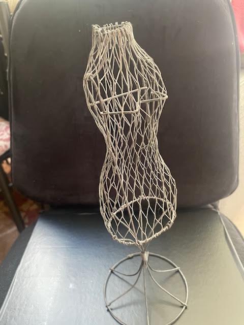 Wire Mannequin 12" tall 