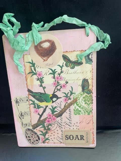 Artisan Wood Plaque Soar 