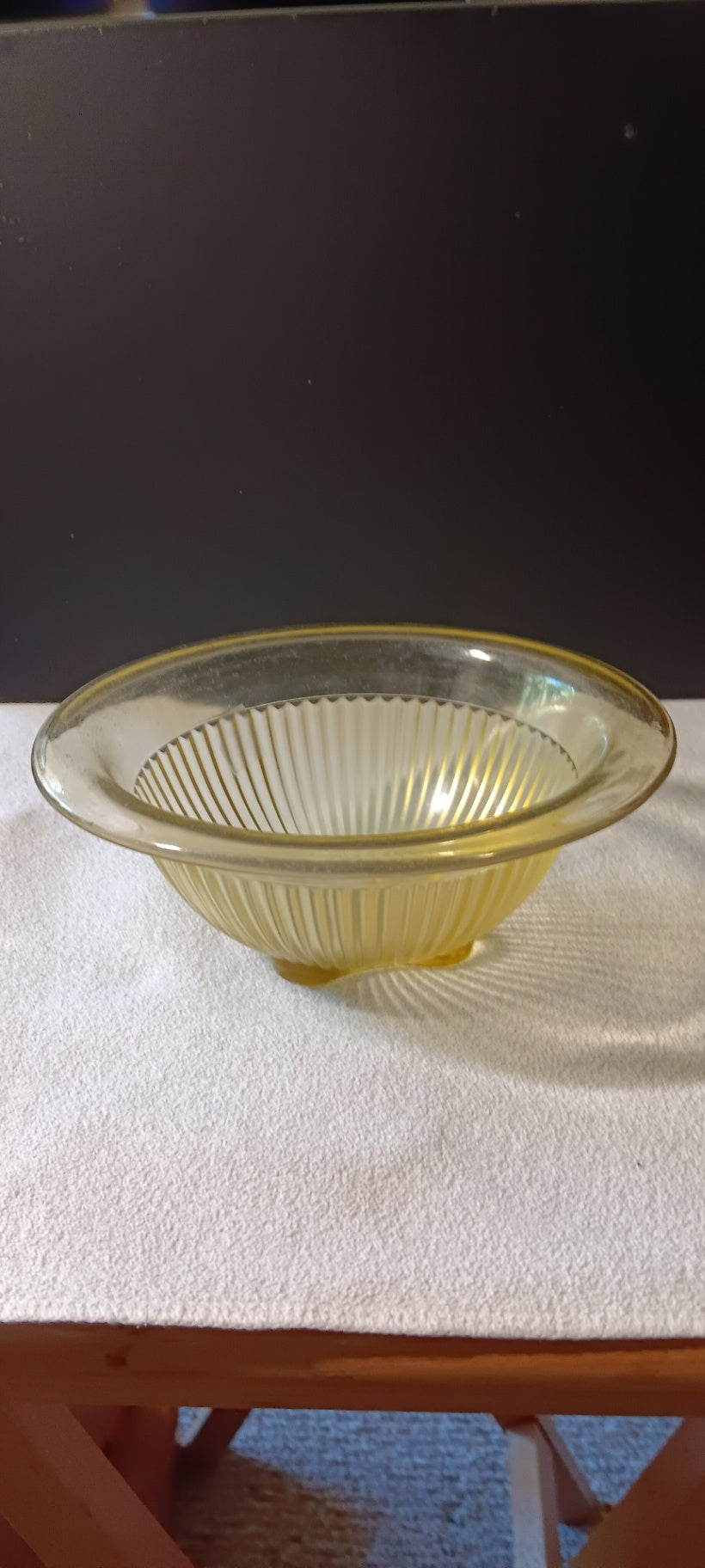 Vintage Depression Glass Bowl
