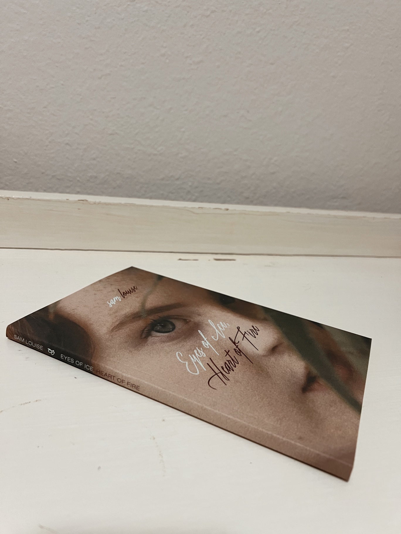 Eyes of Ice, Heart of Fire by Sam Louise (Signed Poetry Book)