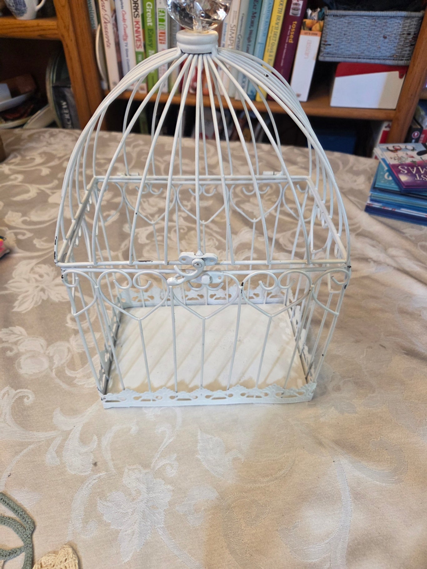 Birdcage wedding card holder