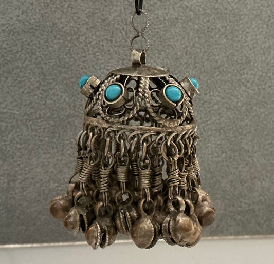 VTG. Tribal Bell Tassel.  2 bells available @ $18 each.