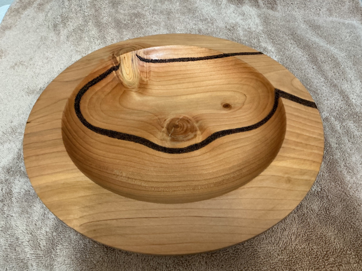 Hand crafted Himalayan Cedar Bowl.