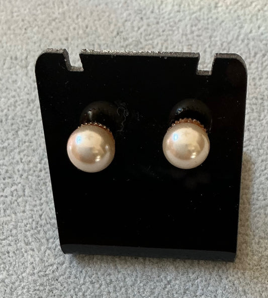 Simulated Pearl Studs