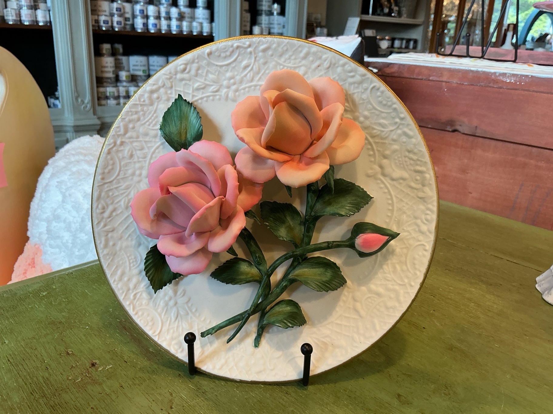 Franklin Mint Roses of Capodimonte RARE