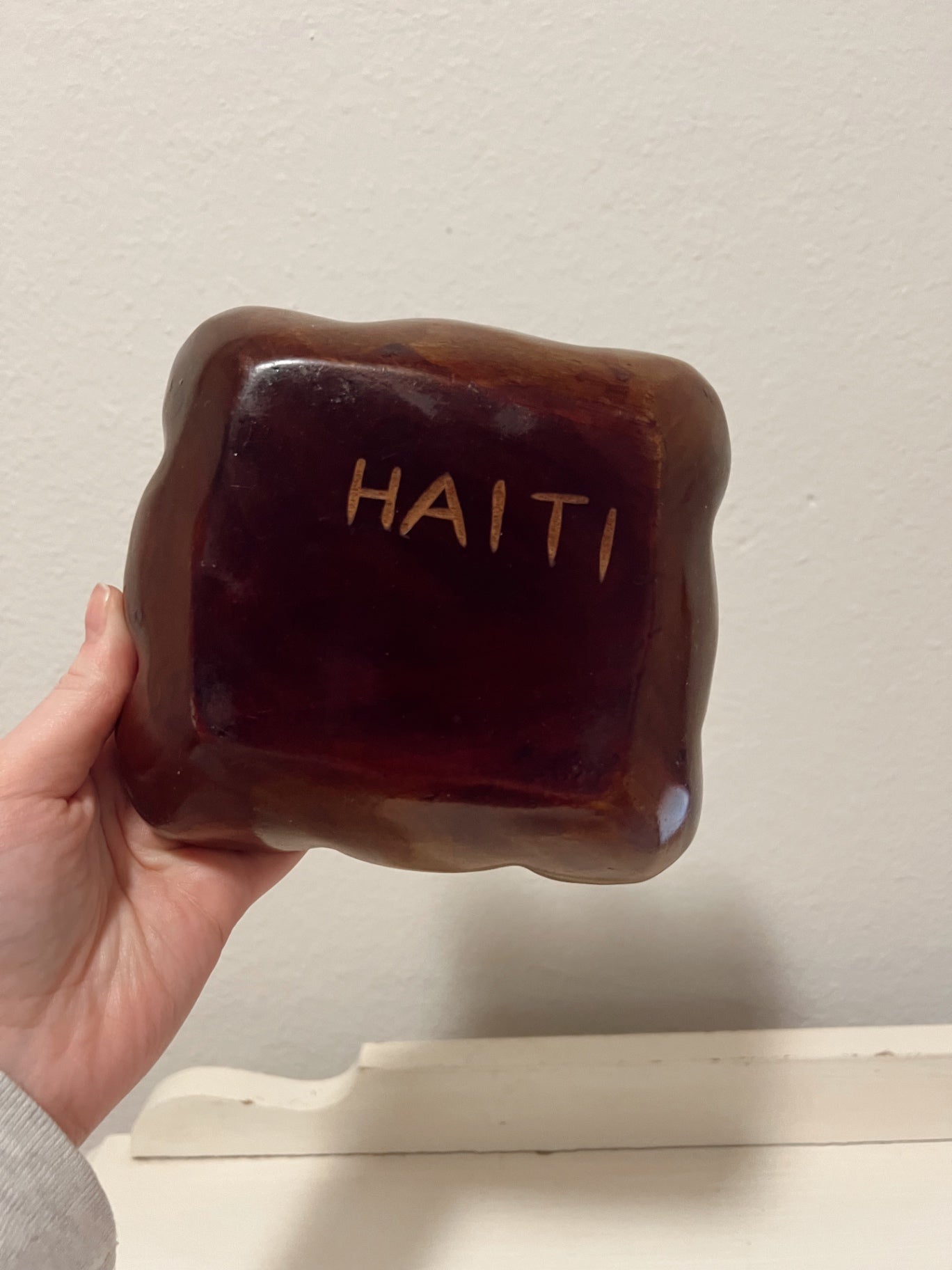 Decorative Wood Bowl Dish Handmade in Haiti