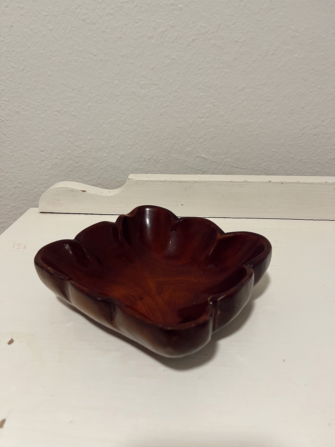Decorative Wood Bowl Dish Handmade in Haiti