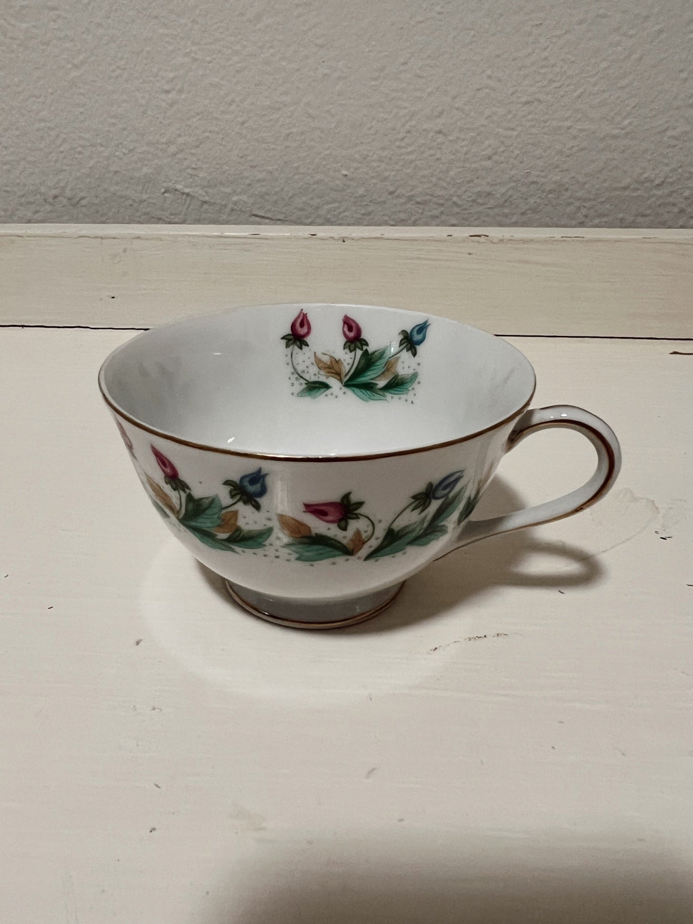 Vintage Aladdin Hollandia Pattern Teacup and Saucer