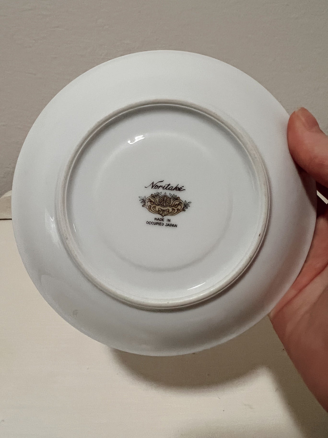 Vintage Noritake Floral Teacup and Saucer