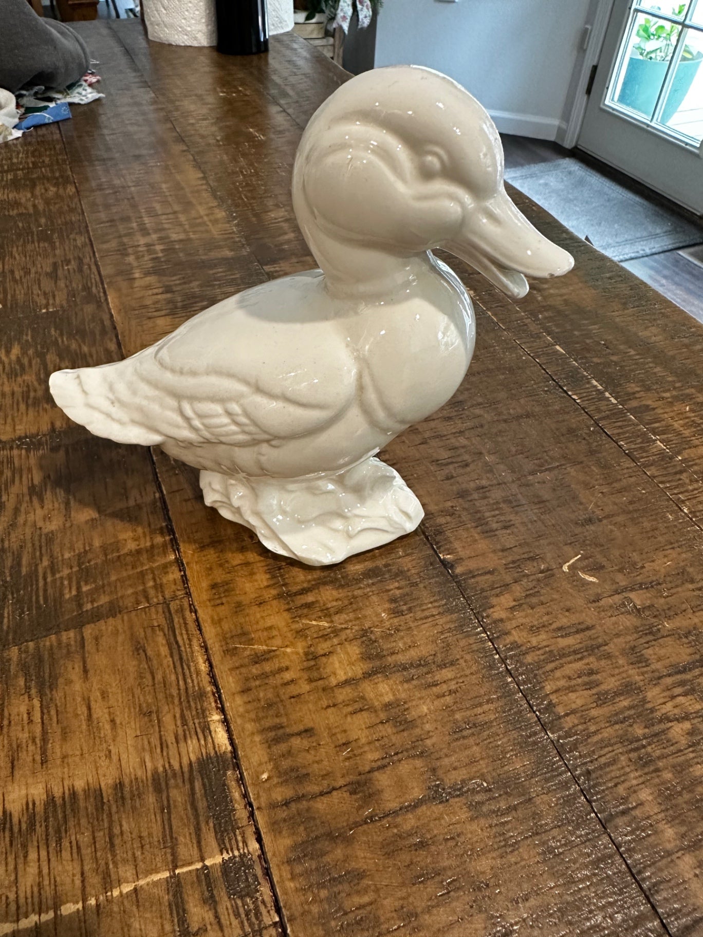 Vintage white duck