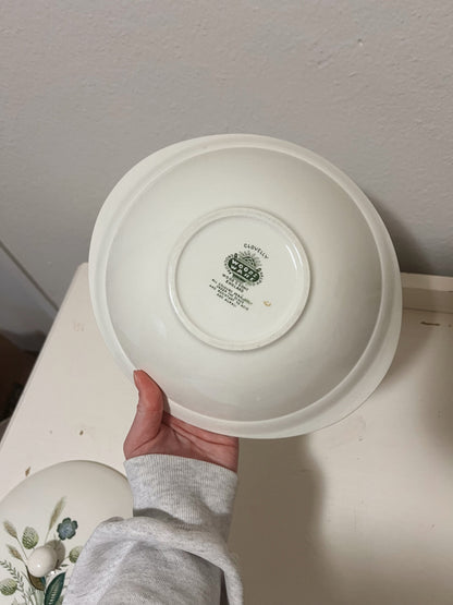 Vintage Wood & Sons England Clovelly Serving Dish w/ Lid