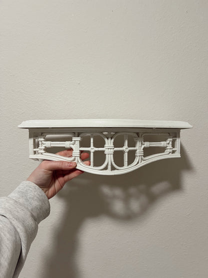 Vintage Homco Syroco White Wall Shelf