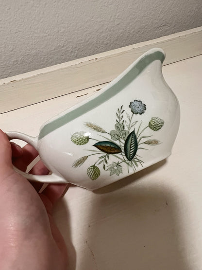 Vintage Wood & Sons England Clovelly Gravy Boat 