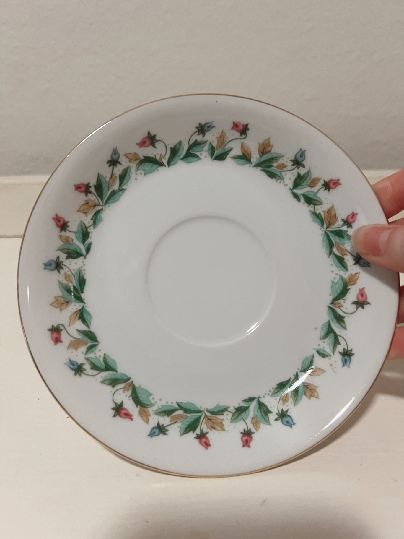 Vintage Aladdin Hollandia Pattern Teacup and Saucer