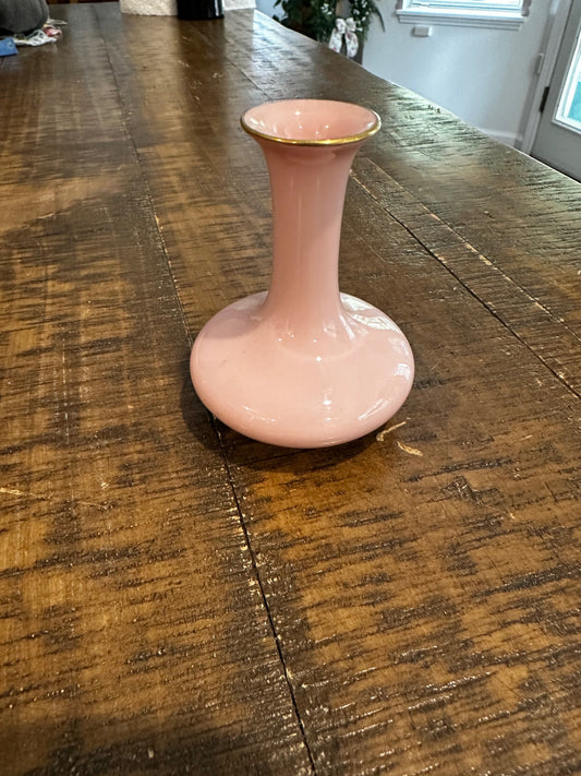 Small pink vintage vase