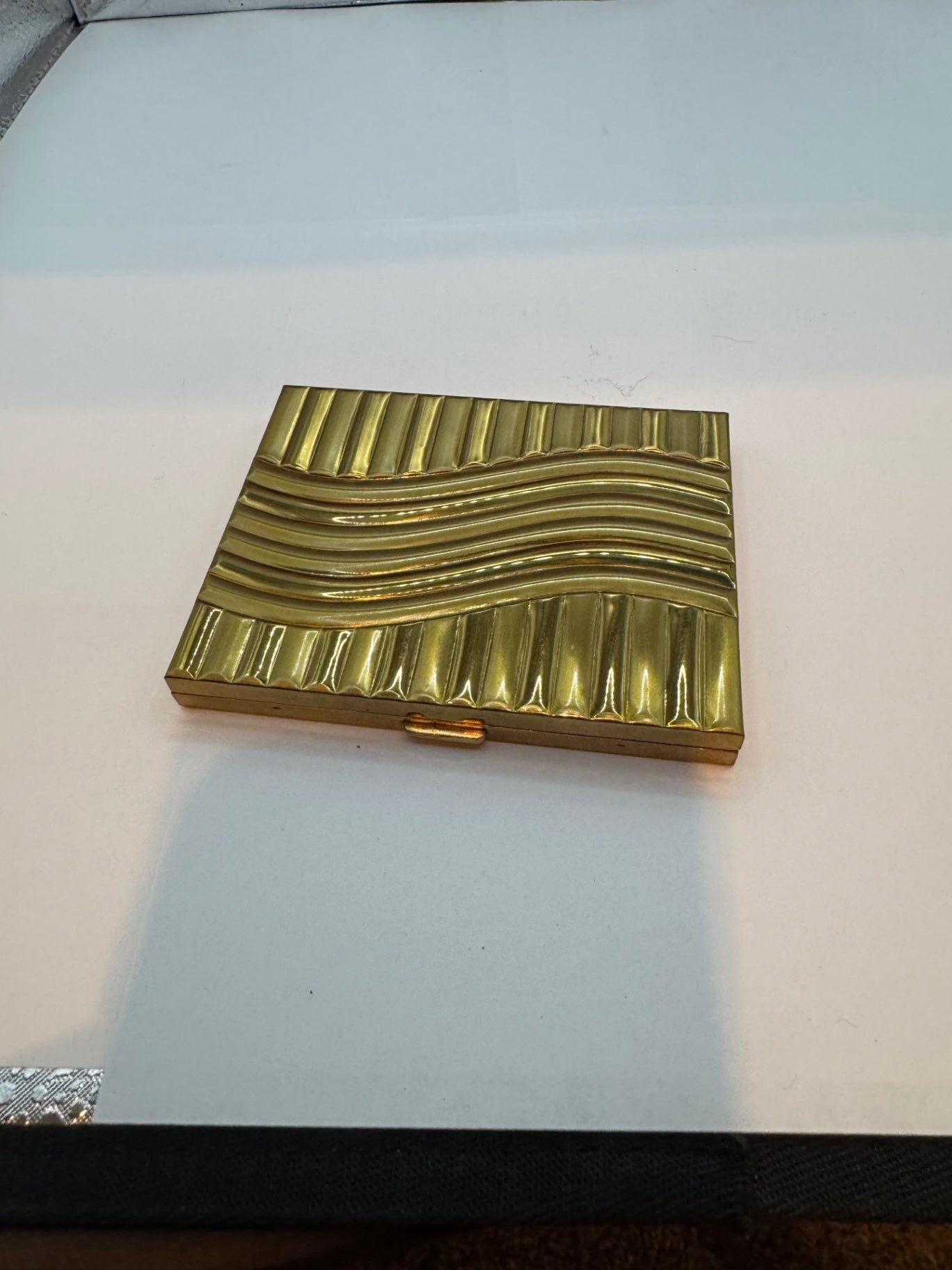 Vintage Brass Compact
