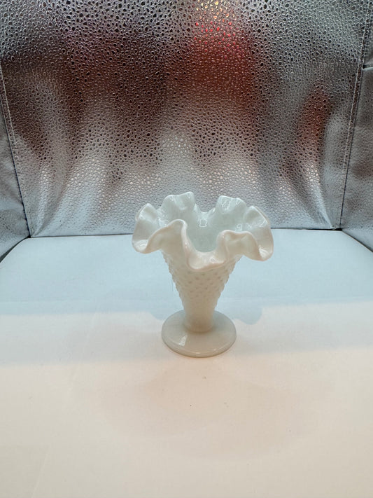 Vintage Fenton Hobnail Vase