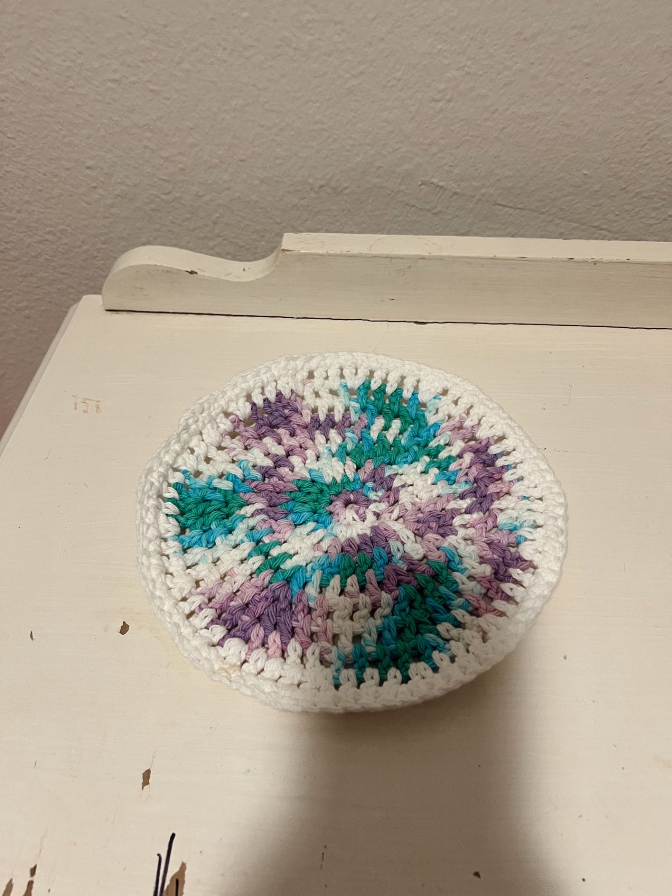 Colorful Crochet Hotpad