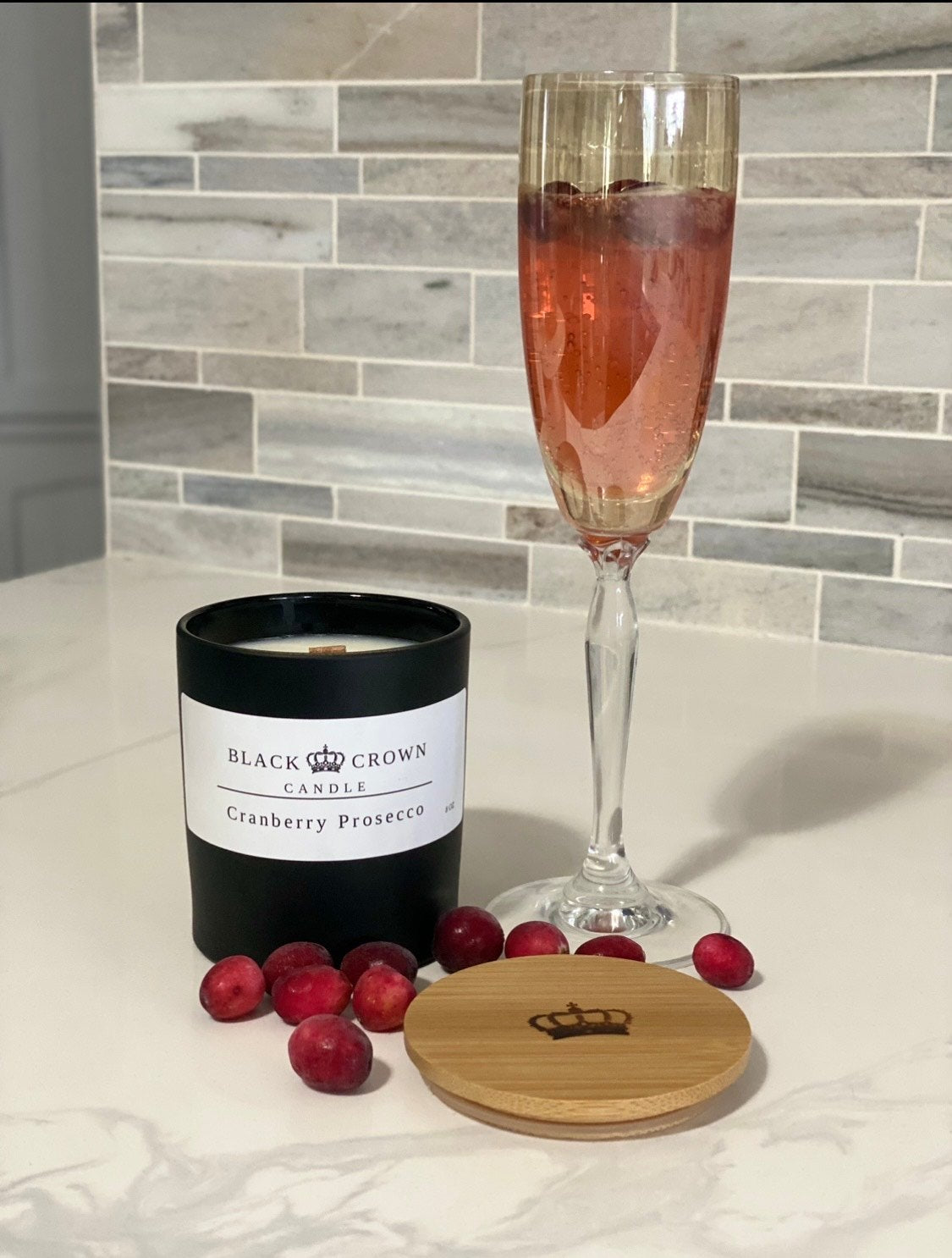 Cranberry Prosecco Soy Candle