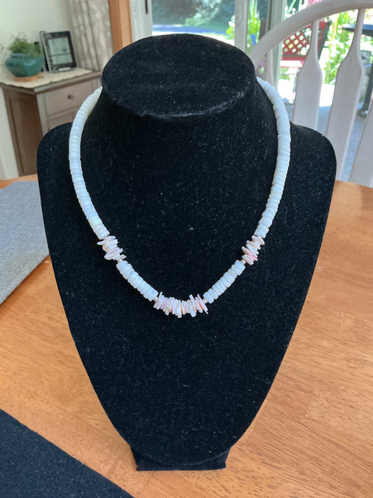 90’s Puka & Heishi shell choker