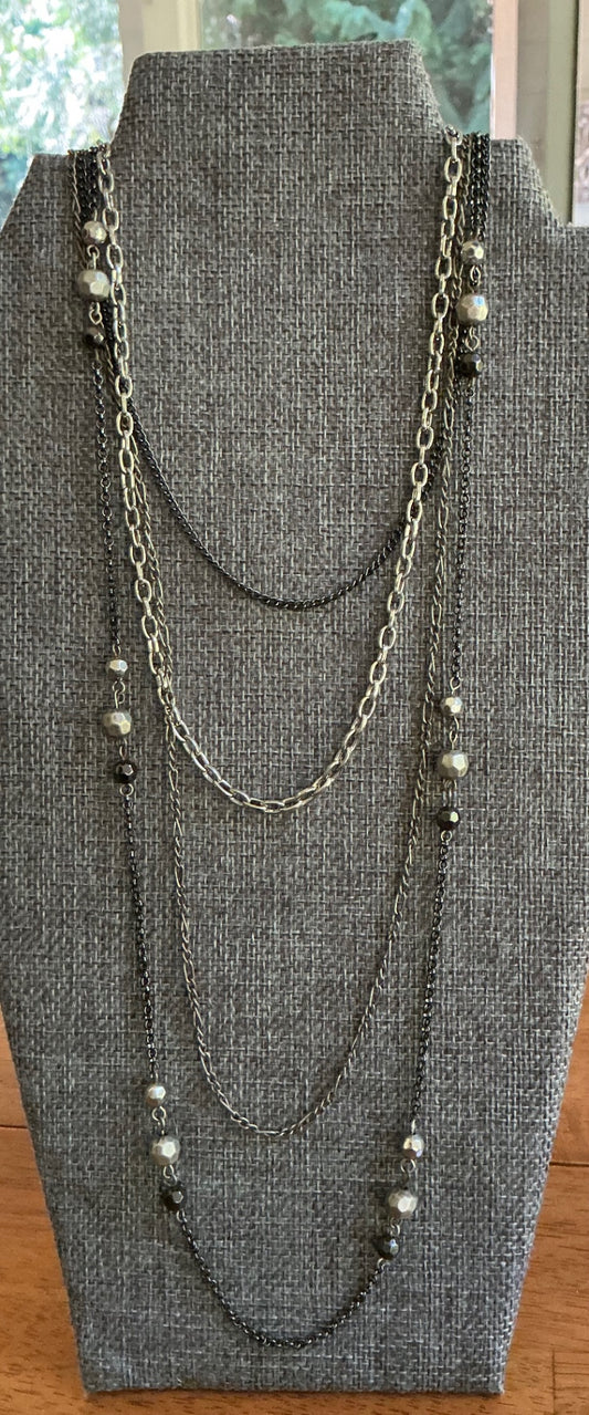 Multi- strand necklace