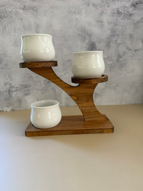Hand Crafted Wooden Plant Stand