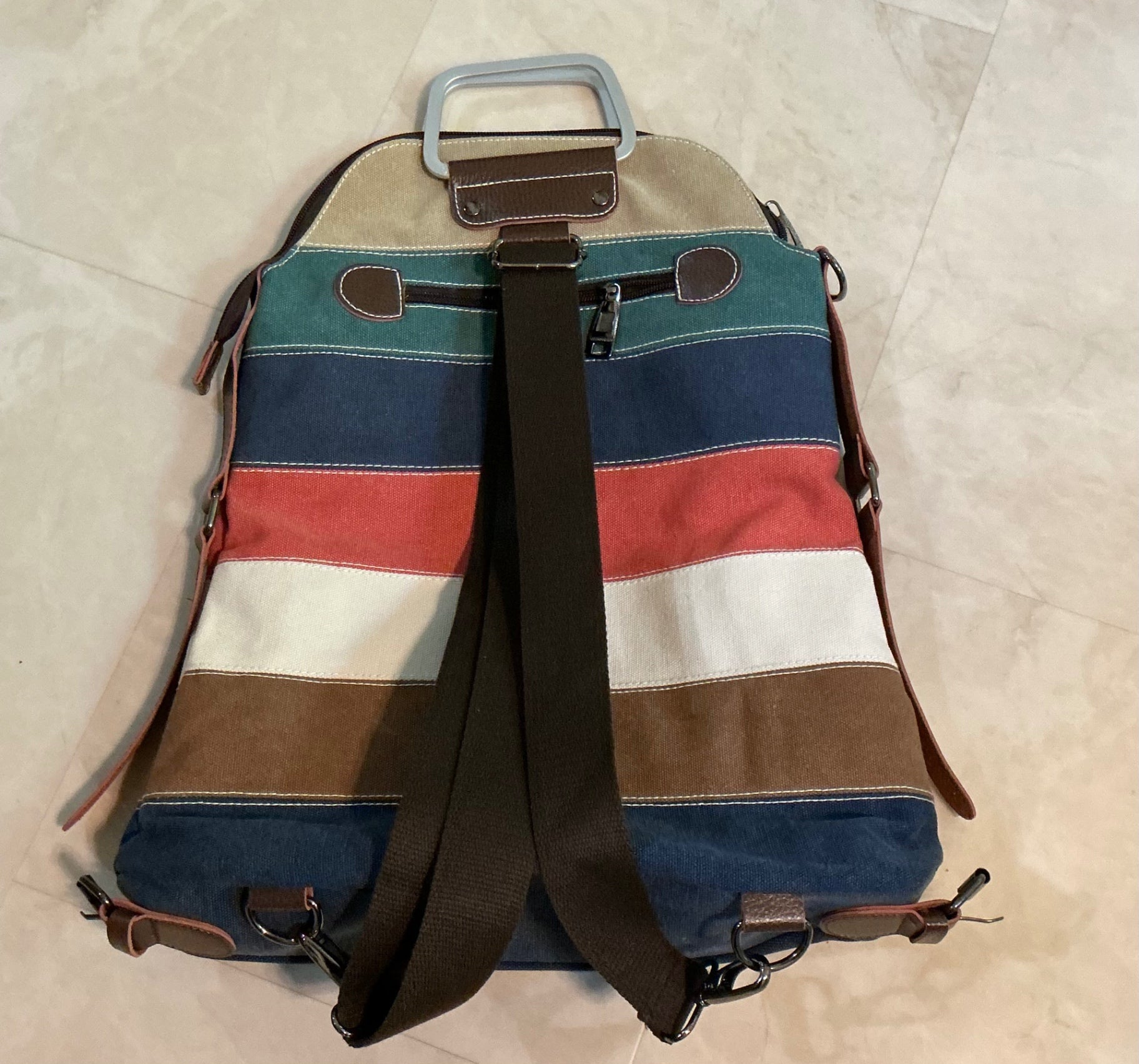 MULTI- COLORED BACKPACK…HEAVY DUTY!