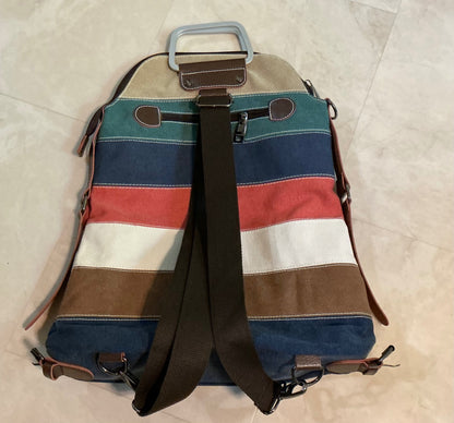 MULTI- COLORED BACKPACK…HEAVY DUTY!