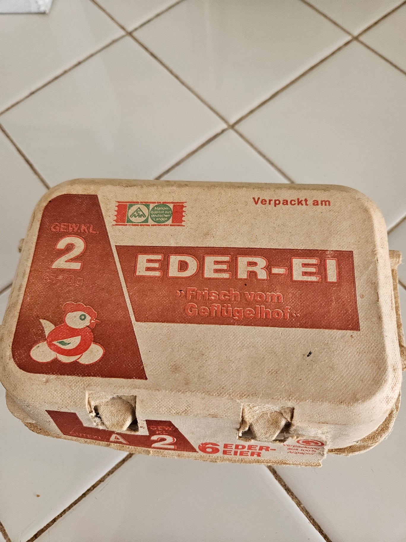 Vintage egg shape candles Germany